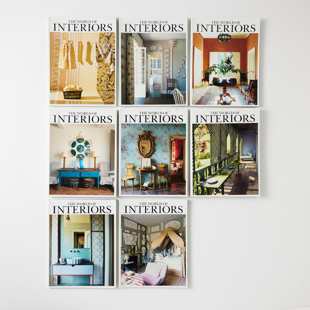 Set of The World of Interiors Magazines