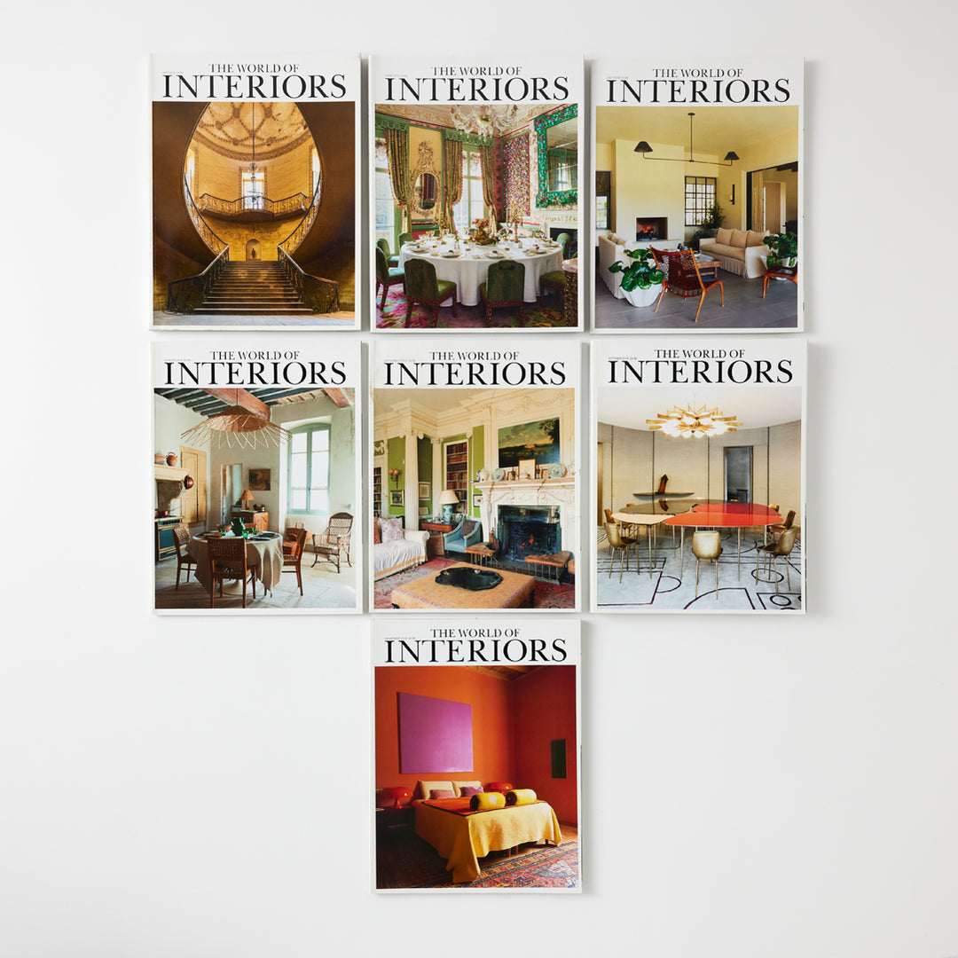 Set of The World of Interiors Magazines
