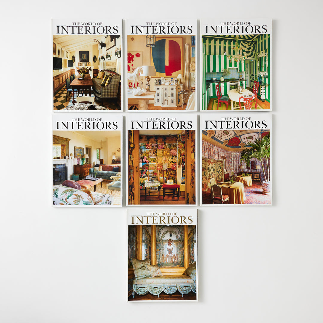 Set of The World of Interiors Magazines