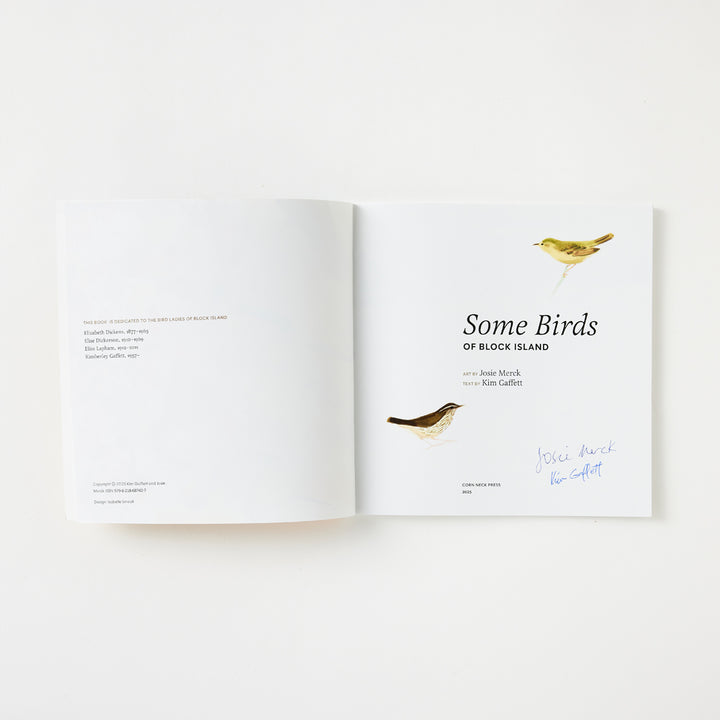 Josie Merck and Kim Gaffett, Some Birds of Block Island