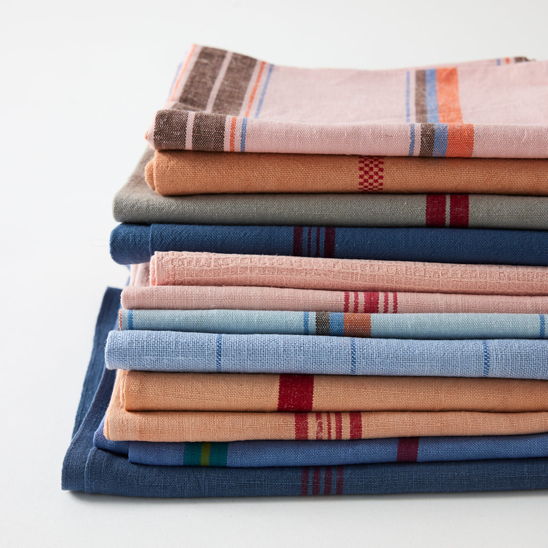 Hand Dyed Vintage Tea Towel