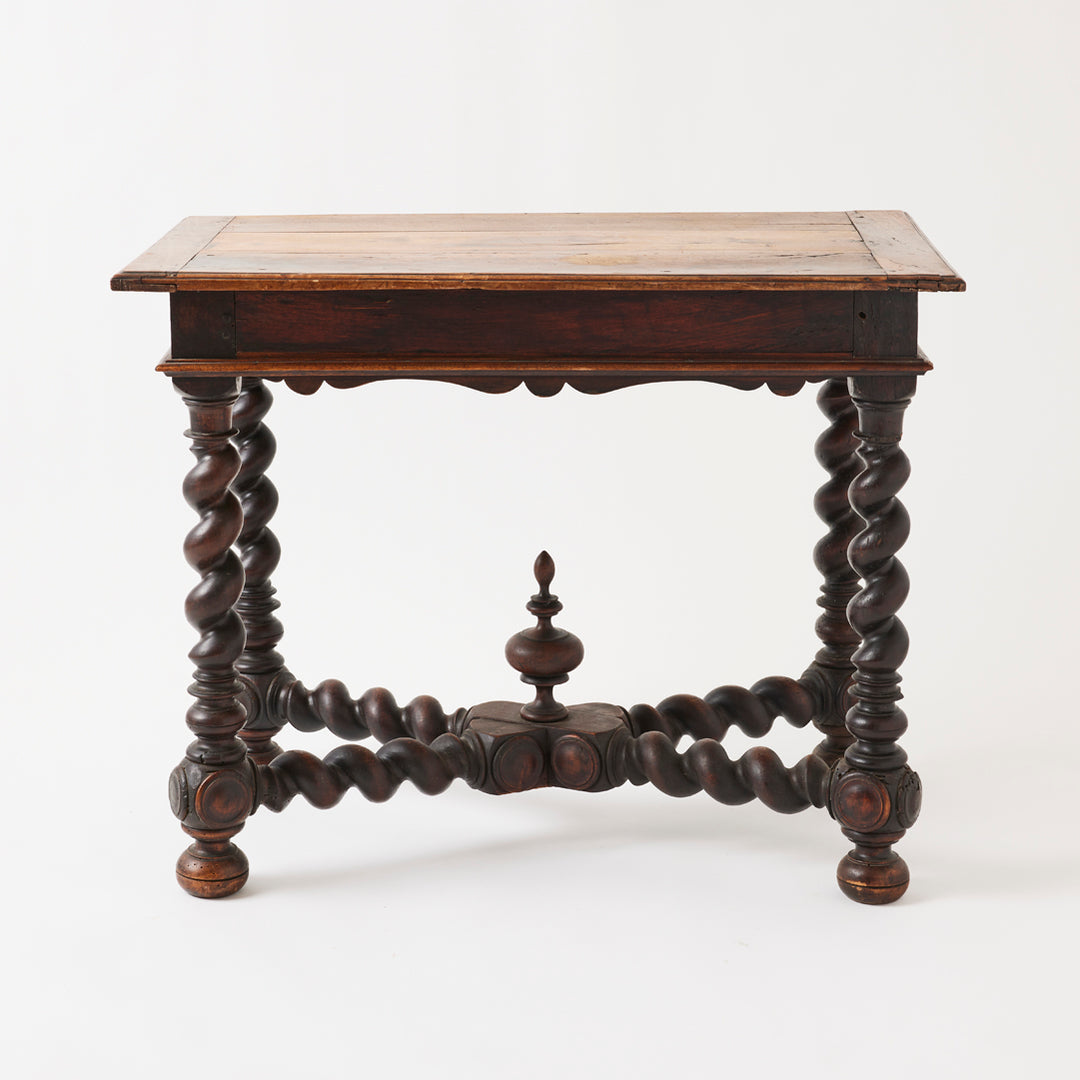 Antique French Barley Twist Table, 18th Century