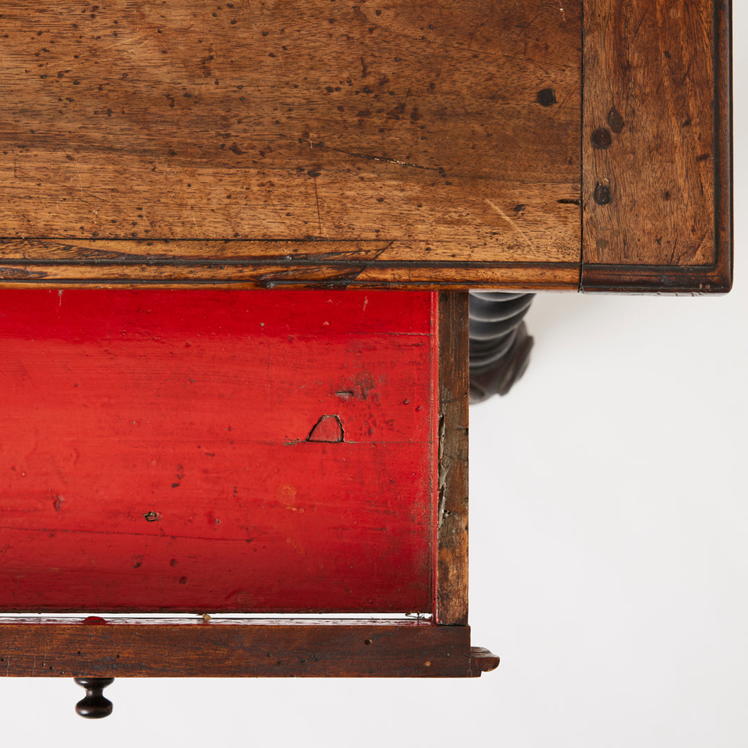 Antique French Barley Twist Table, 18th Century