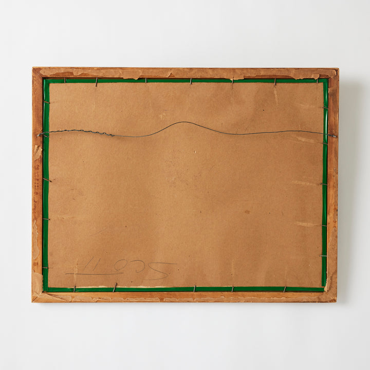 Folk Art Watercolor, circa 1940