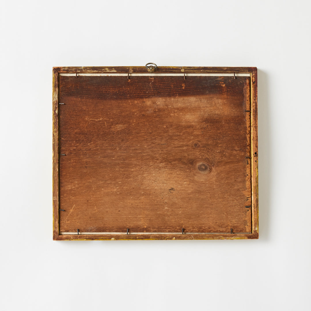 19th Century Sandpaper Drawing in Original Gilt Frame 1, Hudson River School
