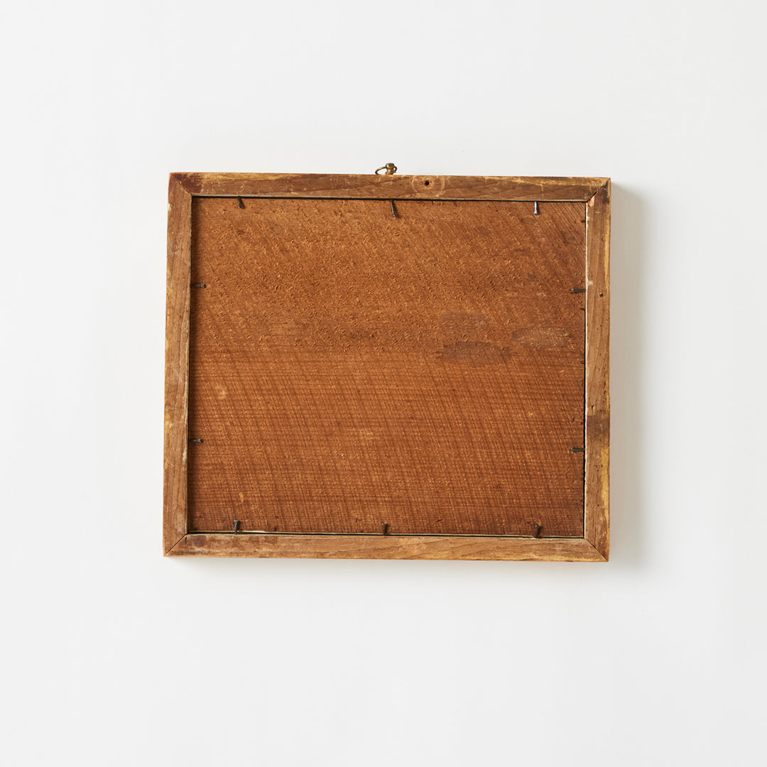 19th Century Sandpaper Drawing in Original Gilt Frame 2, Hudson River School