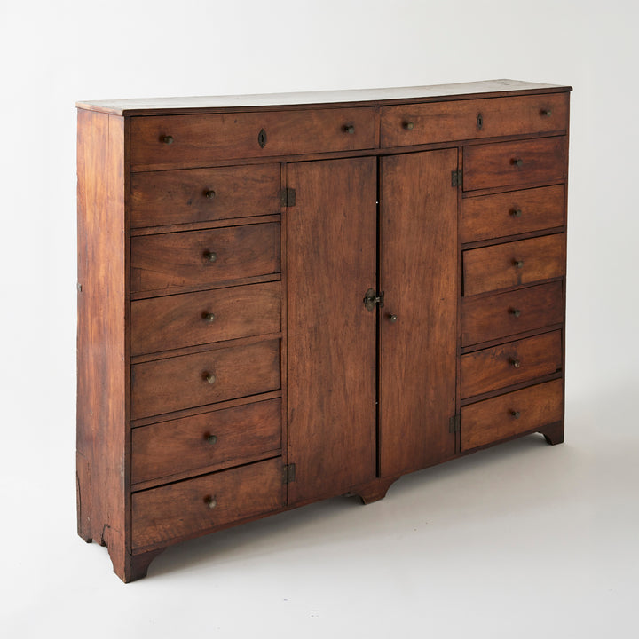 Antique French Walnut Cabinet, 19th Century