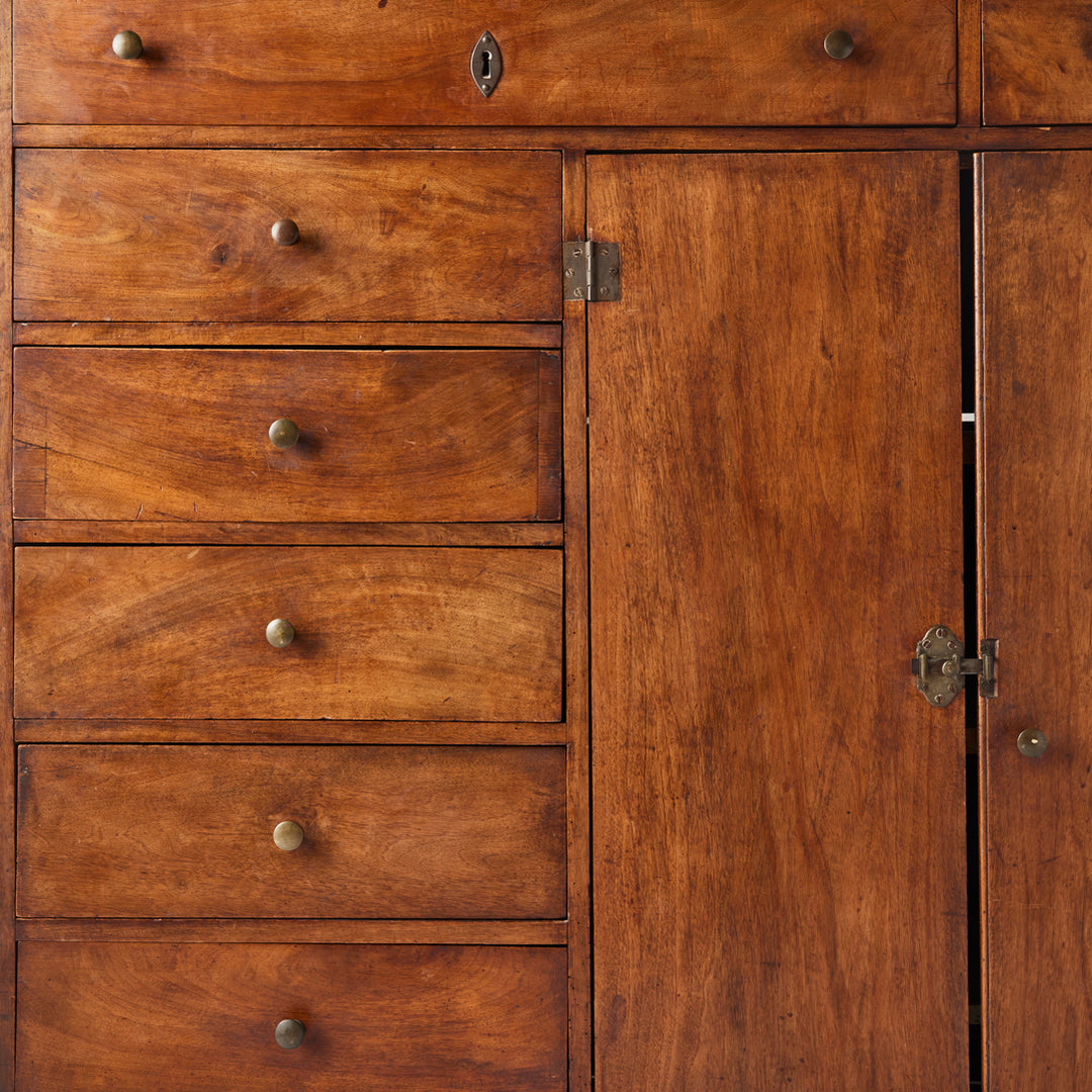 Antique French Walnut Cabinet, 19th Century