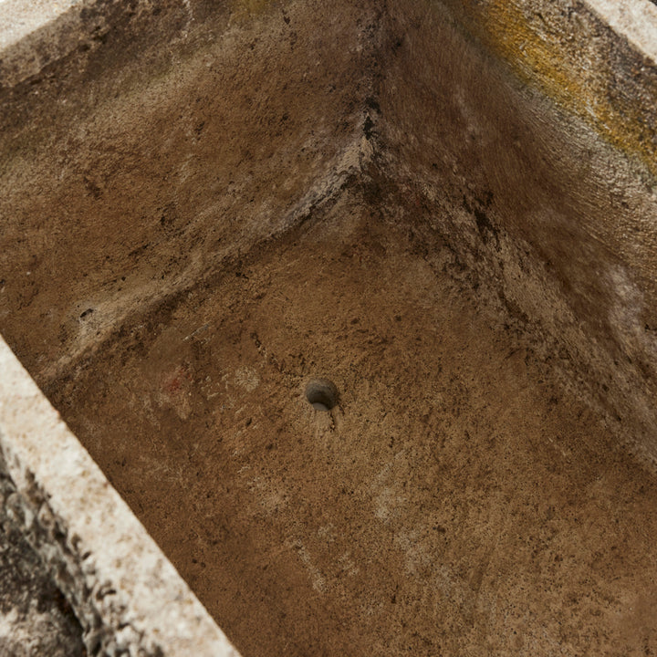 Pair of Large Antique French Faux Bois Planters