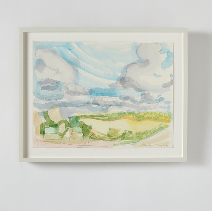 Josie Merck, Spencer Farm with Clouds