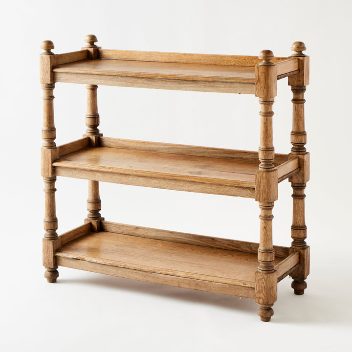 19th Century Oak Etagere