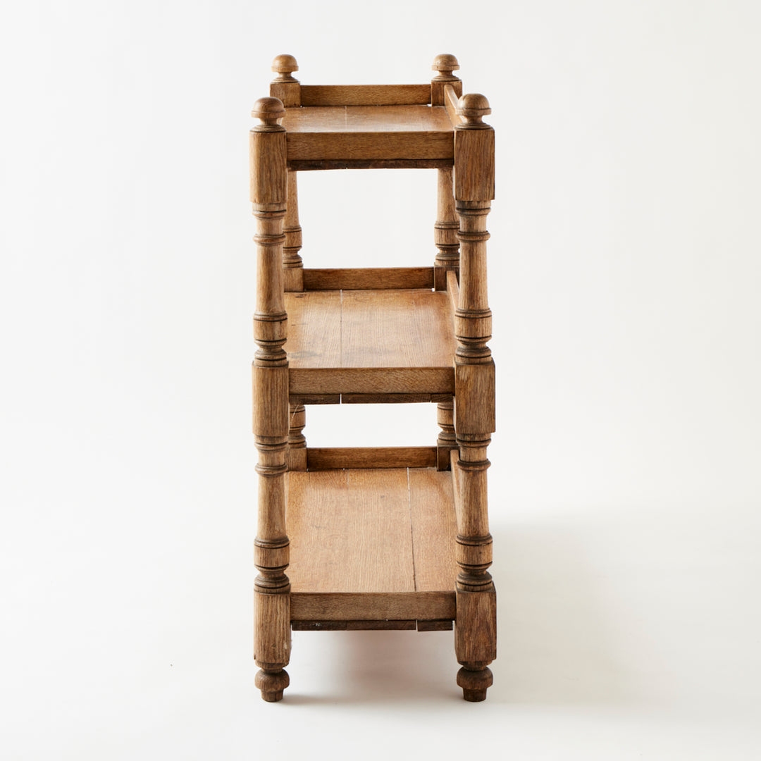 19th Century Oak Etagere