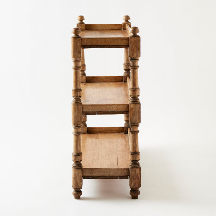 19th Century Oak Etagere