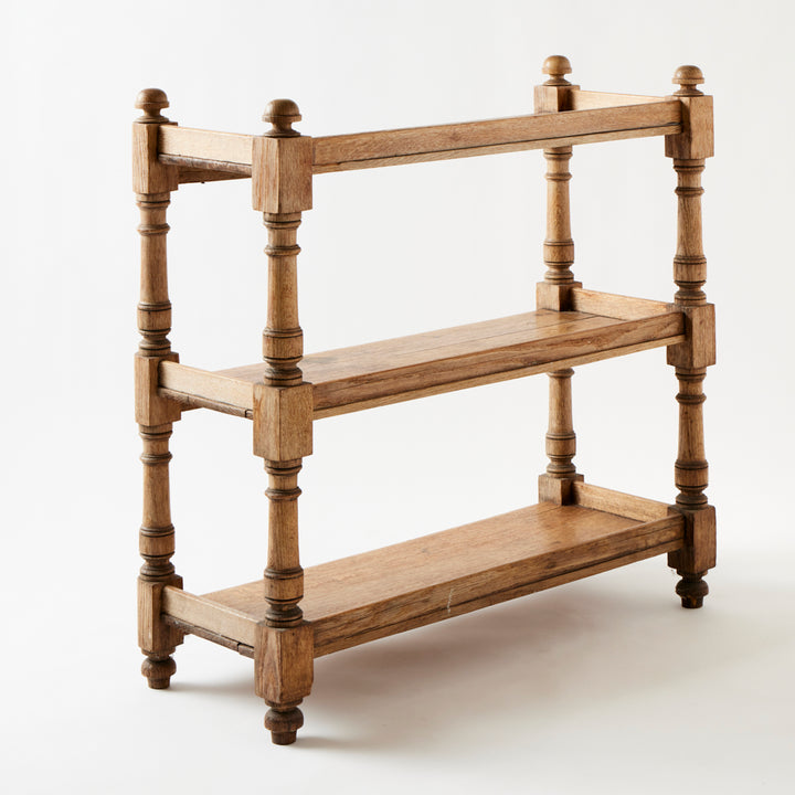 19th Century Oak Etagere