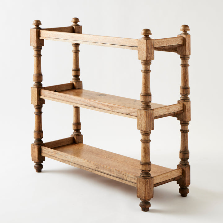 19th Century Oak Etagere
