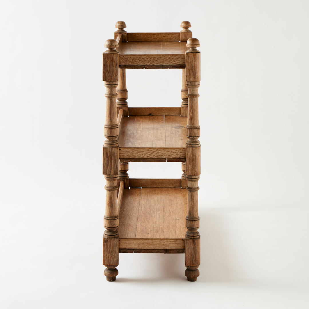 19th Century Oak Etagere