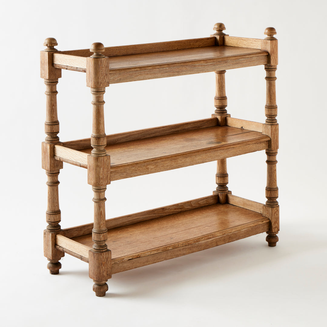 19th Century Oak Etagere
