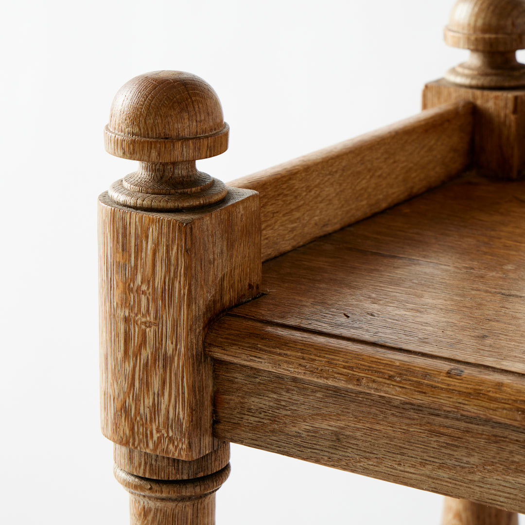 19th Century Oak Etagere