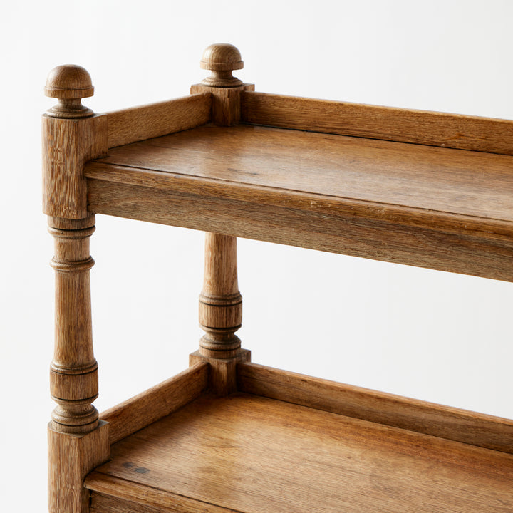 19th Century Oak Etagere