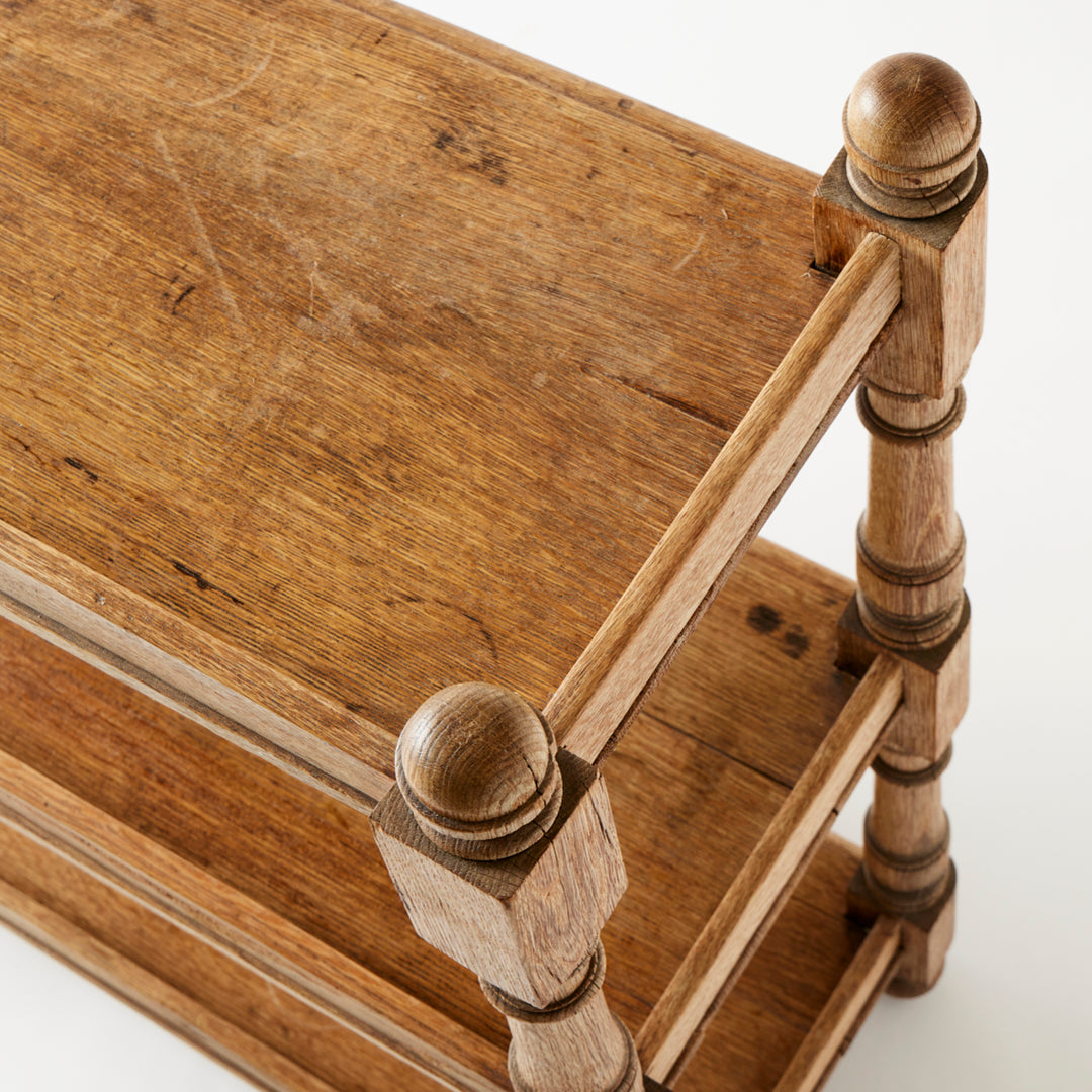 19th Century Oak Etagere