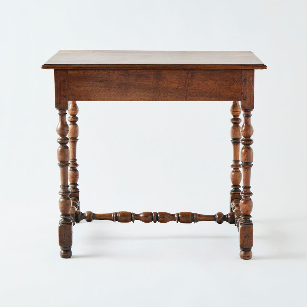 Antique Turned Leg Table, 19th Century