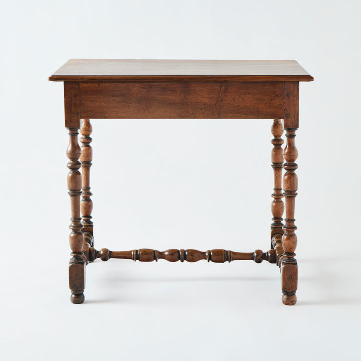 Antique Turned Leg Table, 19th Century