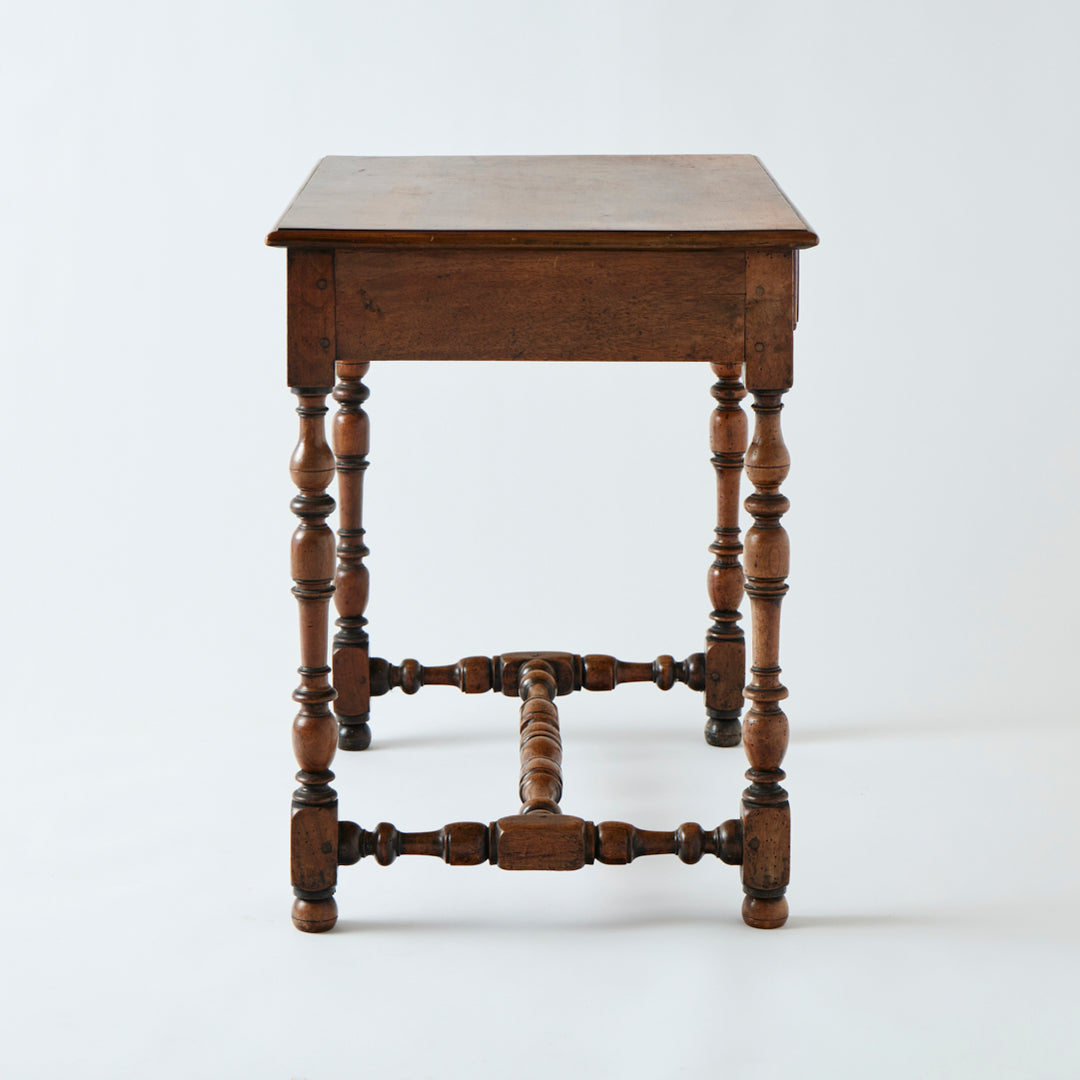 Antique Turned Leg Table, 19th Century