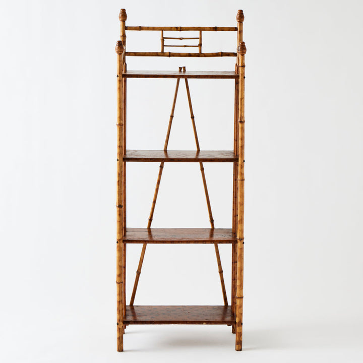 (ON HOLD) Antique Victorian Aesthetic Movement Bamboo Etagere