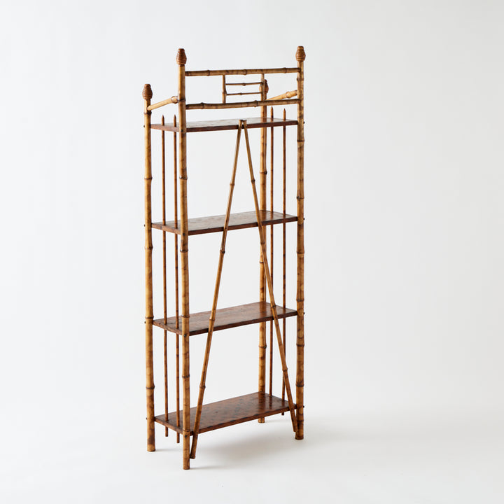 (ON HOLD) Antique Victorian Aesthetic Movement Bamboo Etagere