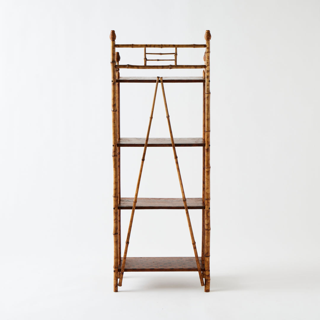 (ON HOLD) Antique Victorian Aesthetic Movement Bamboo Etagere