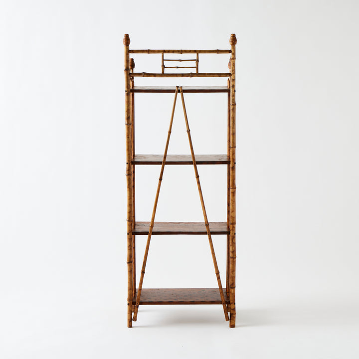 (ON HOLD) Antique Victorian Aesthetic Movement Bamboo Etagere