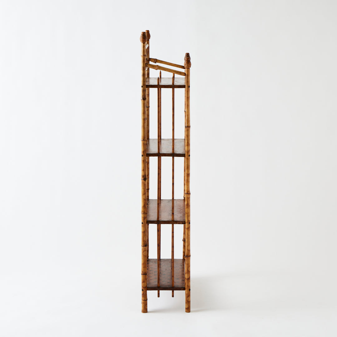 (ON HOLD) Antique Victorian Aesthetic Movement Bamboo Etagere