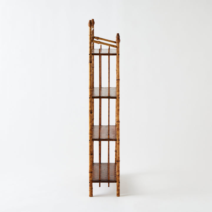 (ON HOLD) Antique Victorian Aesthetic Movement Bamboo Etagere