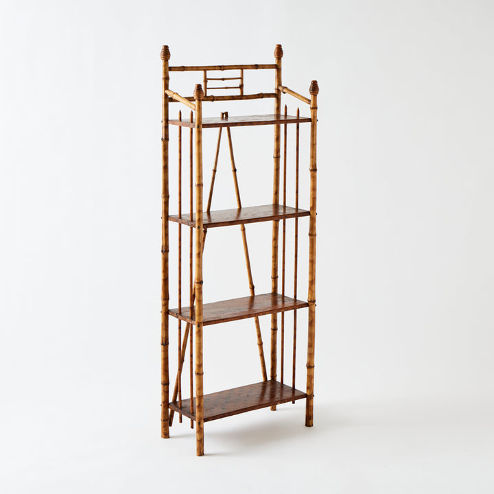 (ON HOLD) Antique Victorian Aesthetic Movement Bamboo Etagere