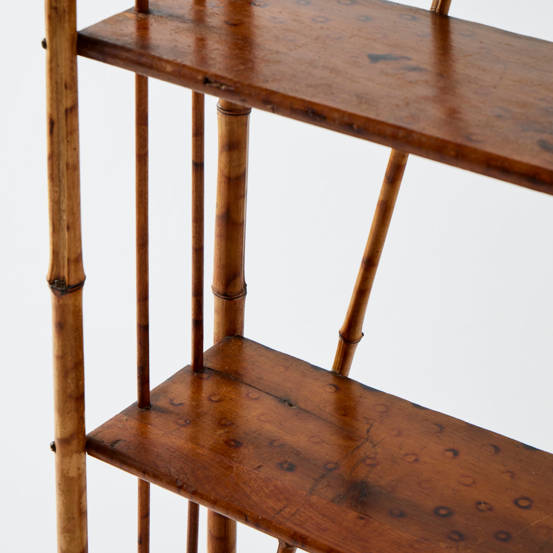 (ON HOLD) Antique Victorian Aesthetic Movement Bamboo Etagere