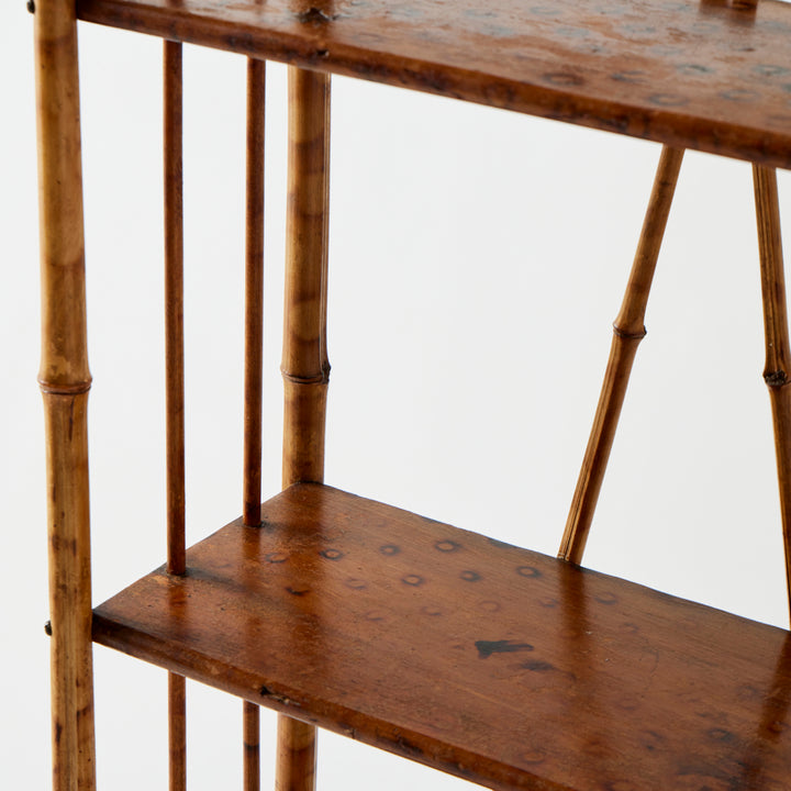 (ON HOLD) Antique Victorian Aesthetic Movement Bamboo Etagere