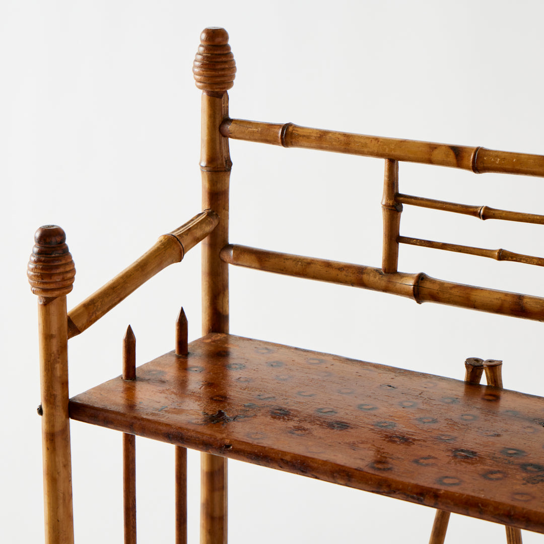 (ON HOLD) Antique Victorian Aesthetic Movement Bamboo Etagere