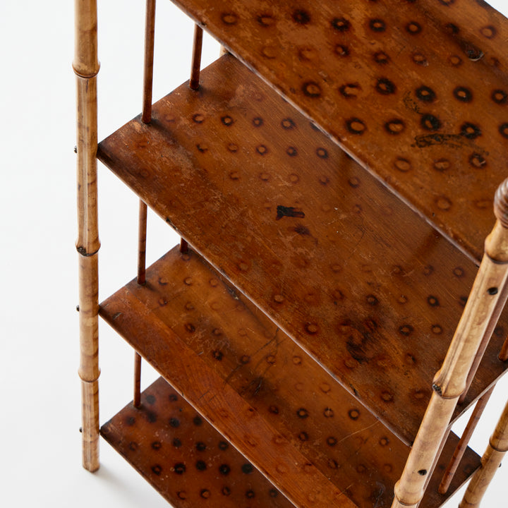 (ON HOLD) Antique Victorian Aesthetic Movement Bamboo Etagere