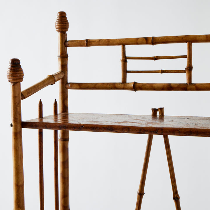 (ON HOLD) Antique Victorian Aesthetic Movement Bamboo Etagere