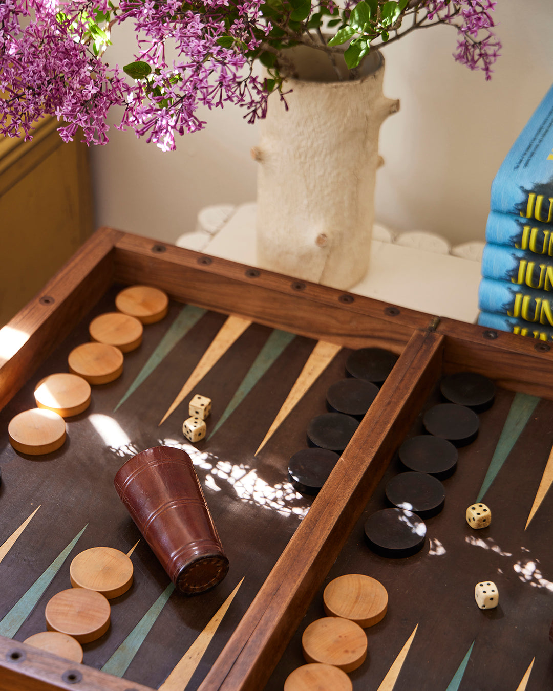 Antique Backgammon Board, Early 20th Century