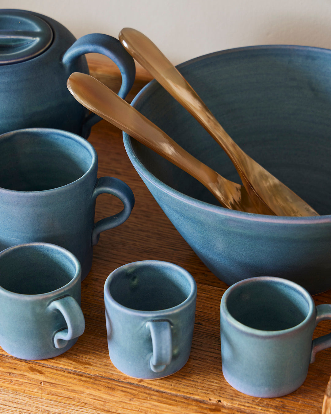 Handmade Espresso Mug in Storm Clouds