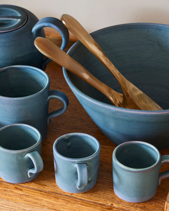 Handmade Espresso Mug in Storm Clouds