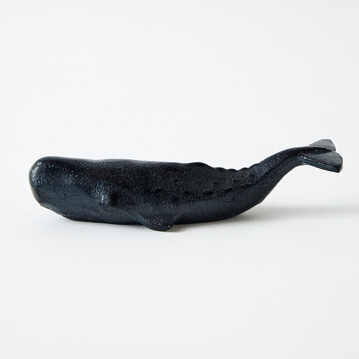 Cast Iron Whale Paperweight