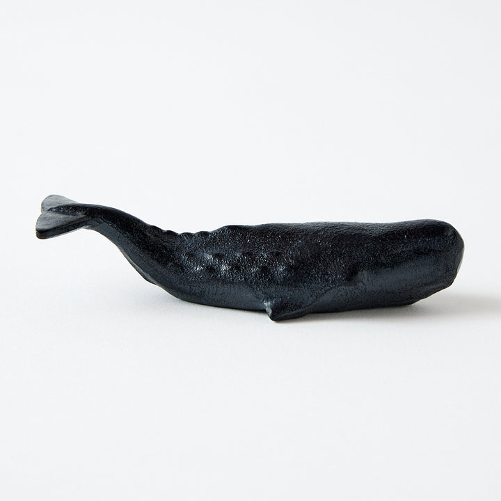 Cast Iron Whale Paperweight