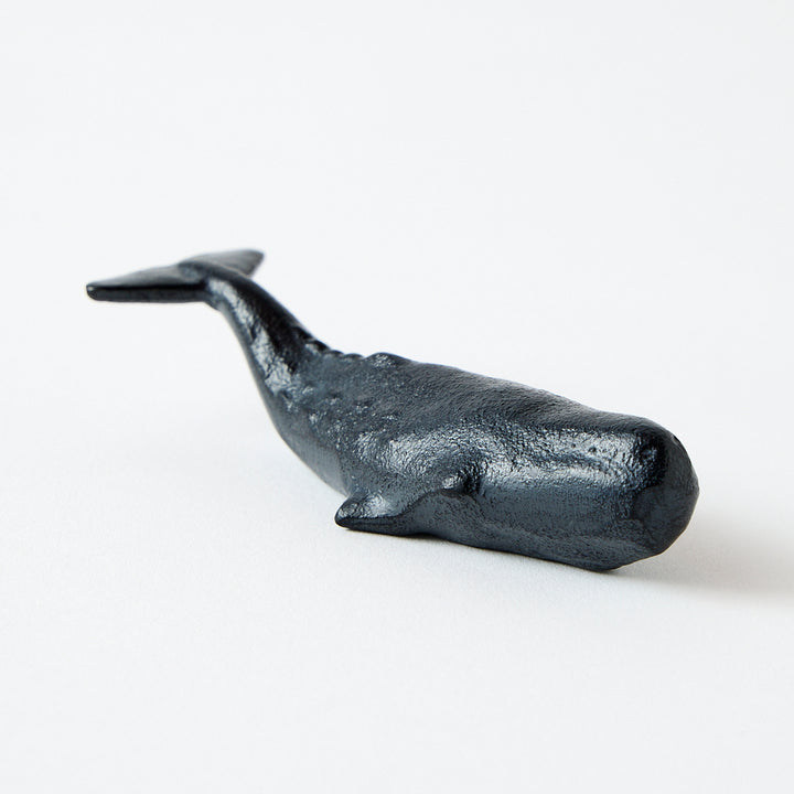 Cast Iron Whale Paperweight