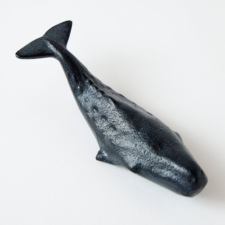 Cast Iron Whale Paperweight
