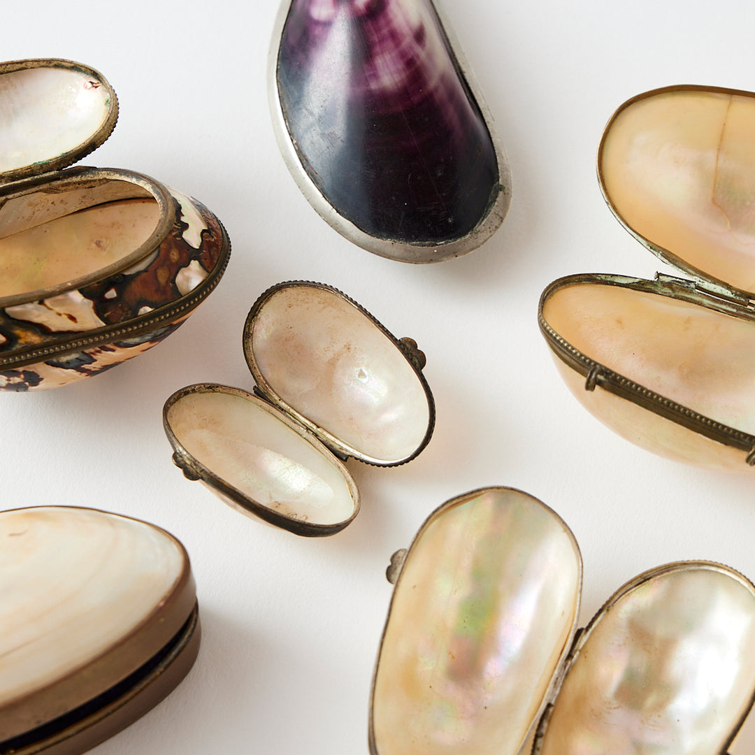 Folk Art Shell Box 1