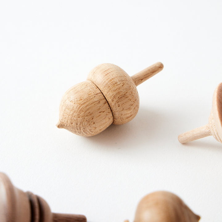 Wooden Spinning Tops