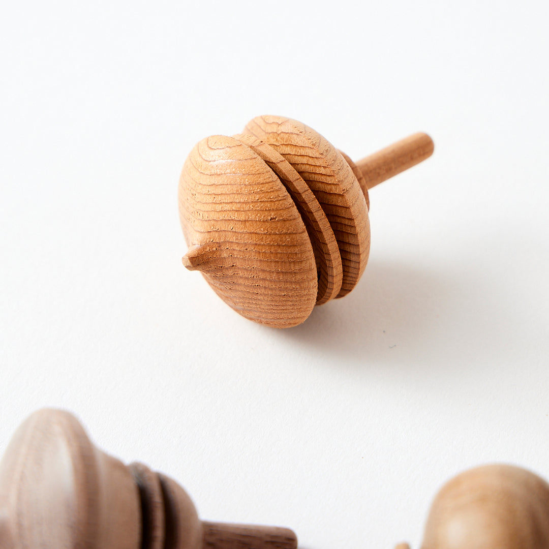 Wooden Spinning Tops