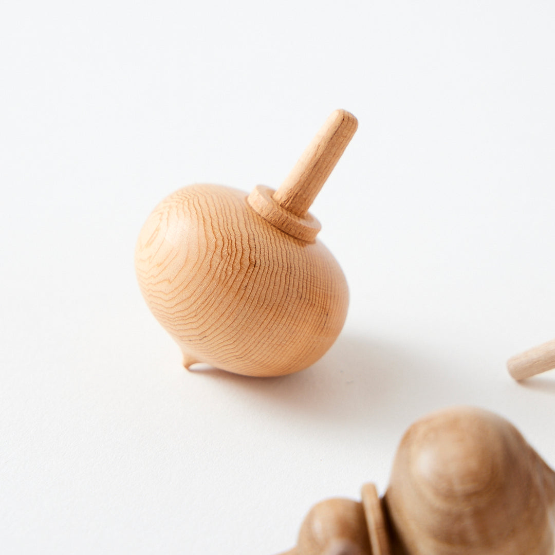 Wooden Spinning Tops
